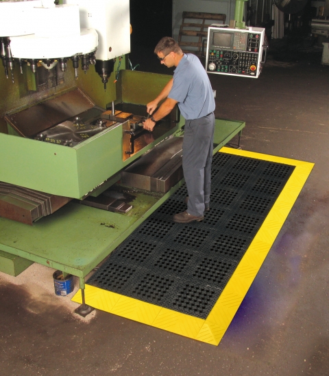 Tapis anti-fatigue - Milieu humide ou huileux